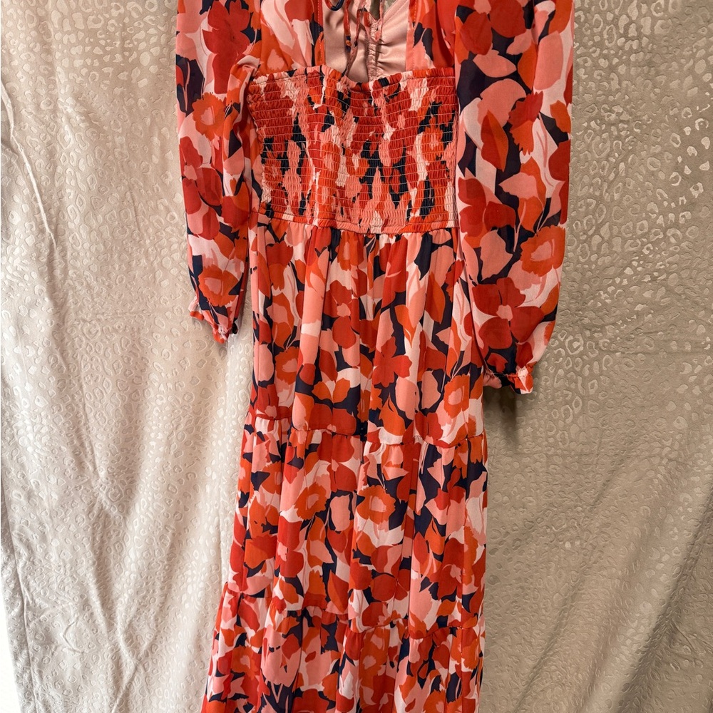 Floral Long Sleeve Dress